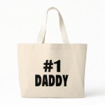 #1 Daddy Tote Bag