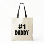 #1 Daddy Tote Bag