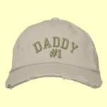 #1 Daddy Baseball Hat embroidered hats