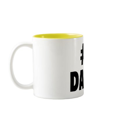 #1 Daddy (Blk) Coffee Mug by TeeZazzle
