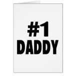 #1 Daddy Greeting Cards