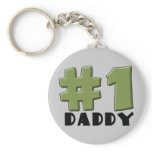 #1 Daddy Key Chains