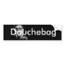 1, Douchebag Bumper Sticker