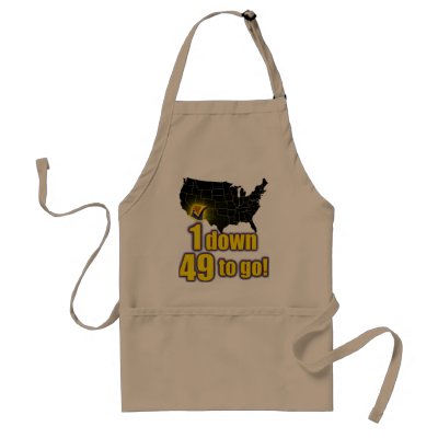 1 down, 49 to go! - Arizona Immigration Apron by Megatudes