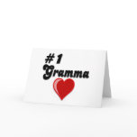 #1 Gramma Grandparent's Day Cards