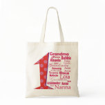 #1 Grandmother Canvas Bag