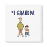 #1 Grandpa Refrigerator Magnets