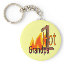 1 Hot Grandpa keychain