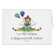 1 in 150 Autism Greeting Card
