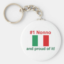 #1 Italian Nonno Key Chain