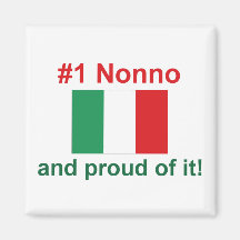 #1 Italien Nonno Aimant Pour Réfrigérateur