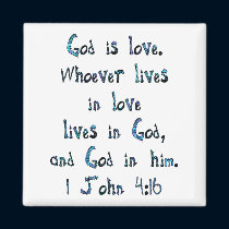 1 John 4:16 magnets