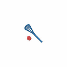 1" Lacrosse Stick Embroidered Shirt
