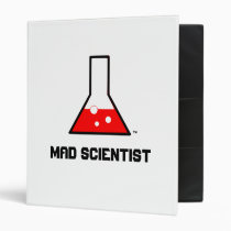 1"  MAD SCIENTIST Binder binders