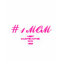 #1 mom/add mother_daughter/'s/son/'s foto t-shirts