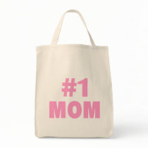 #1 Mom Tote Bag
