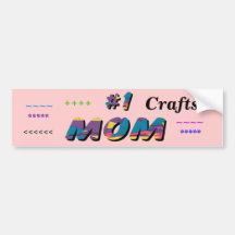 #1 Mom Bumper Sticker