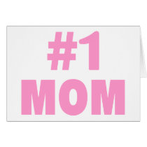 #1 Mom Card