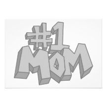 #1 Mom Custom Invite