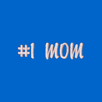 #1 MOM embroidered shirts