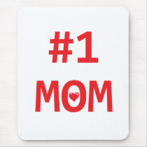 #1 Mom Mousepads