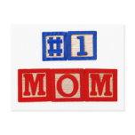 #1 Mom Postcard