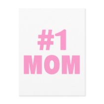 #1 Mom Post Card