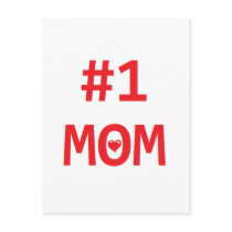 #1 Mom Post Cards