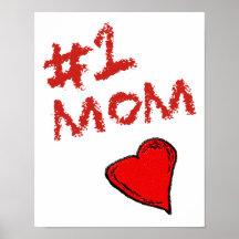 #1 Mom Poster