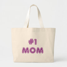 #1 Mom Tote Bags