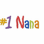 #1 Nana Embroidered T-shirt