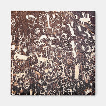 1. Newspaper Rock Fridge Magnets