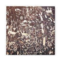 1. Newspaper Rock Fridge Magnets