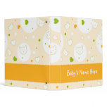 1" Orange Color Baby Photo Album Vinyl Binder