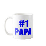 #1 Papa (Blue) Mugs