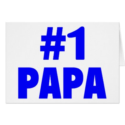 #1 Papa Greeting Cards by CelebrationZazzle