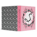 1" Photo Binder Scrapbook Butterfly Zebra Print