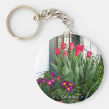 1 Primrose Tulips Keychain