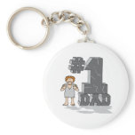 #1 Stone Age Dad Key Chains