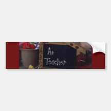 #1 Teacher Bumper Sticker