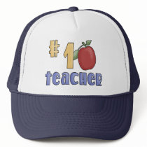 #1 Teacher Mesh Hat