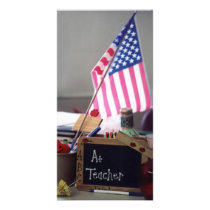 #1 Teacher Photo Card