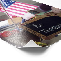 #1 Teacher Photo Print