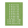 #1 Times Table Collectable Postcard