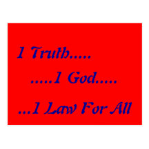 1 Truth Postcard