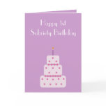 1 year milestone sobriety birthday cake card