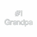 #1Grandpa Embroidered Golf Shirt Polo
