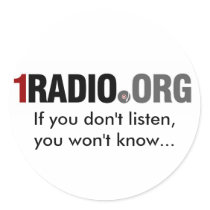 1Radio sticker stickers