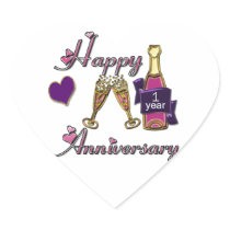 1st. Anniversary Sticker