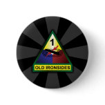 1st Armored Division Pinback Button
